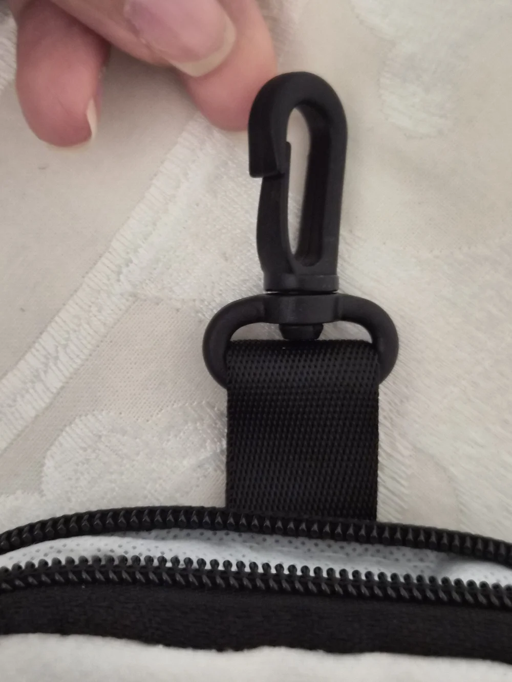 White First Aid Clip Pouch 